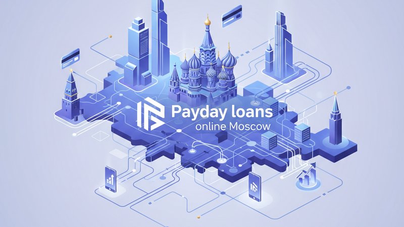 Современная иллюстрация на тему микрофинансовых трендов в Москве, онлайн займы до зарплаты.