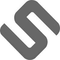 Минималистичный геометрический логотип компании Srochnii-Zaem-Online, абстрактный символ в серых тонах.